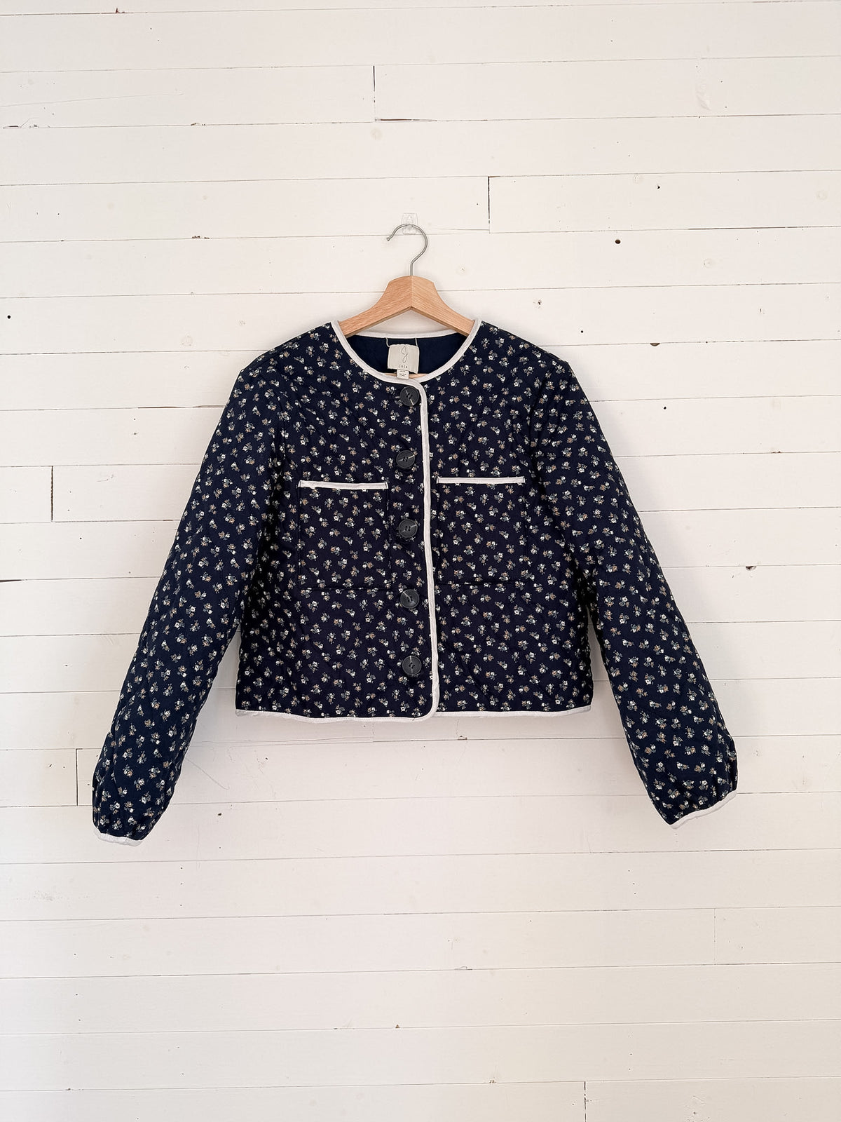 Bomber matelassé réversible avec motif de fleurs Joie – seconde main