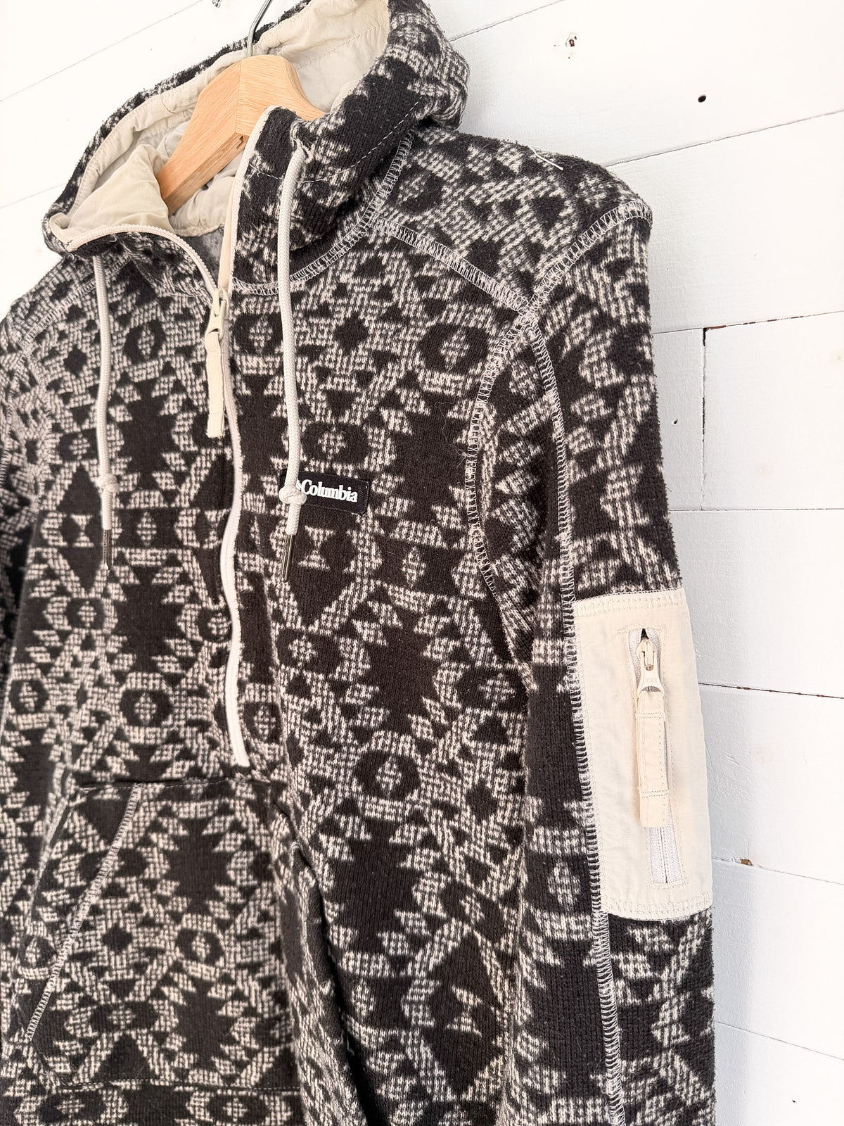 Chandail à capuche en tricot polar Columbia – seconde main