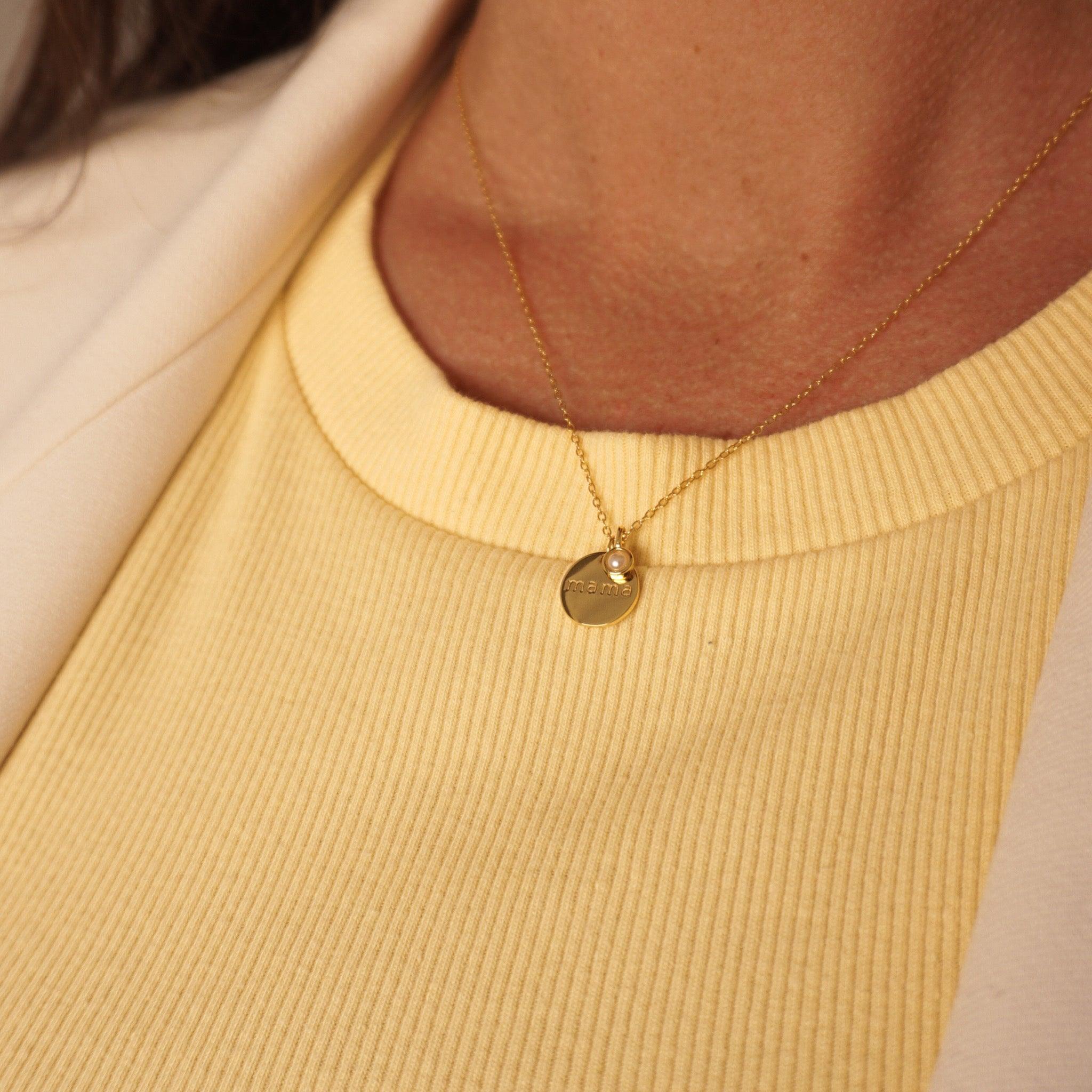 Collier MAMA - Or - HoraceJewelry