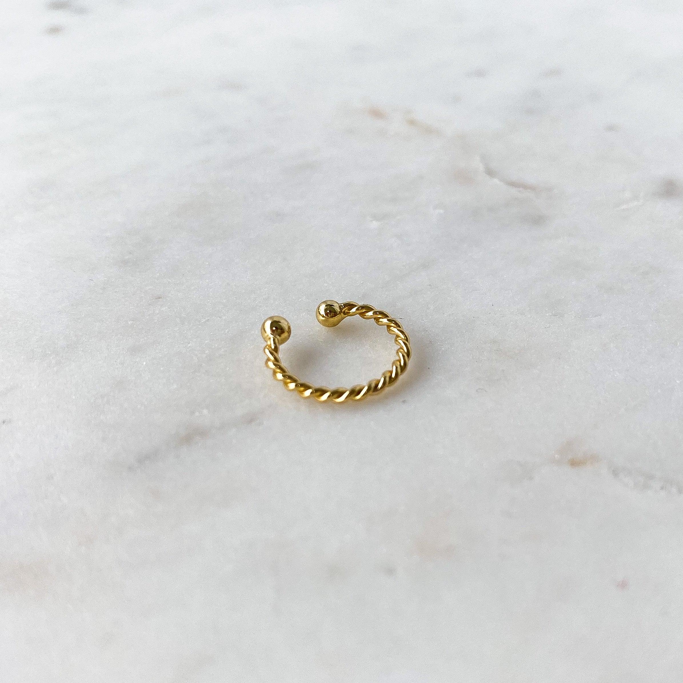 Ear Cuff Torsadé - Or - HoraceJewelry
