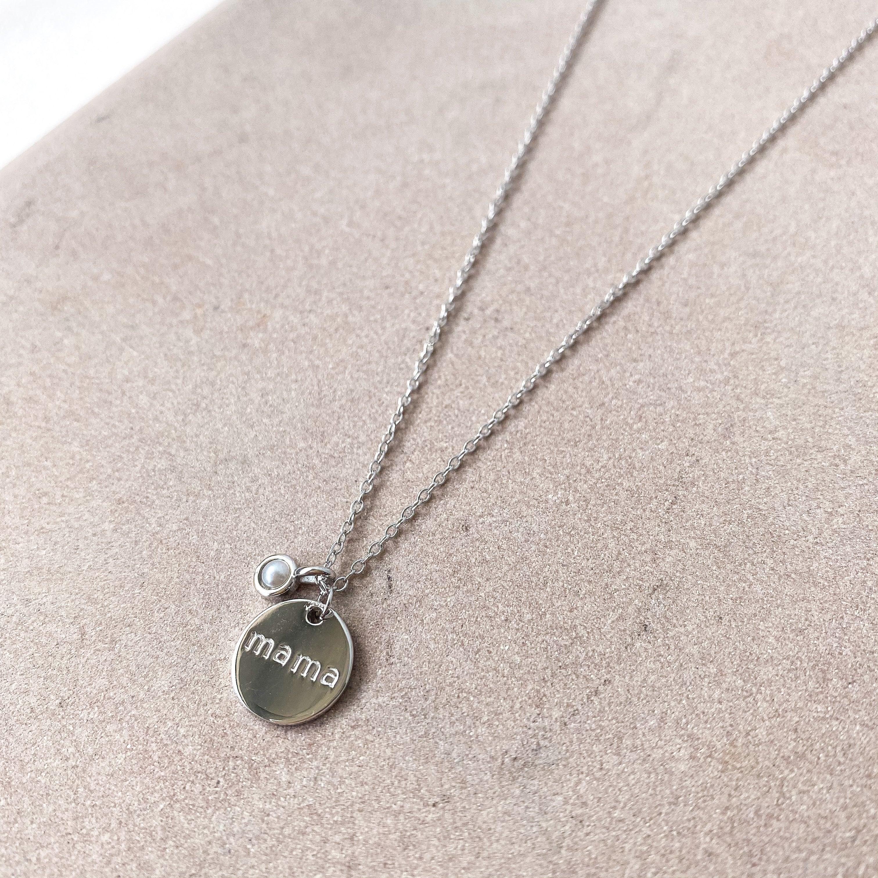 Collier MAMA - Argent - HoraceJewelry