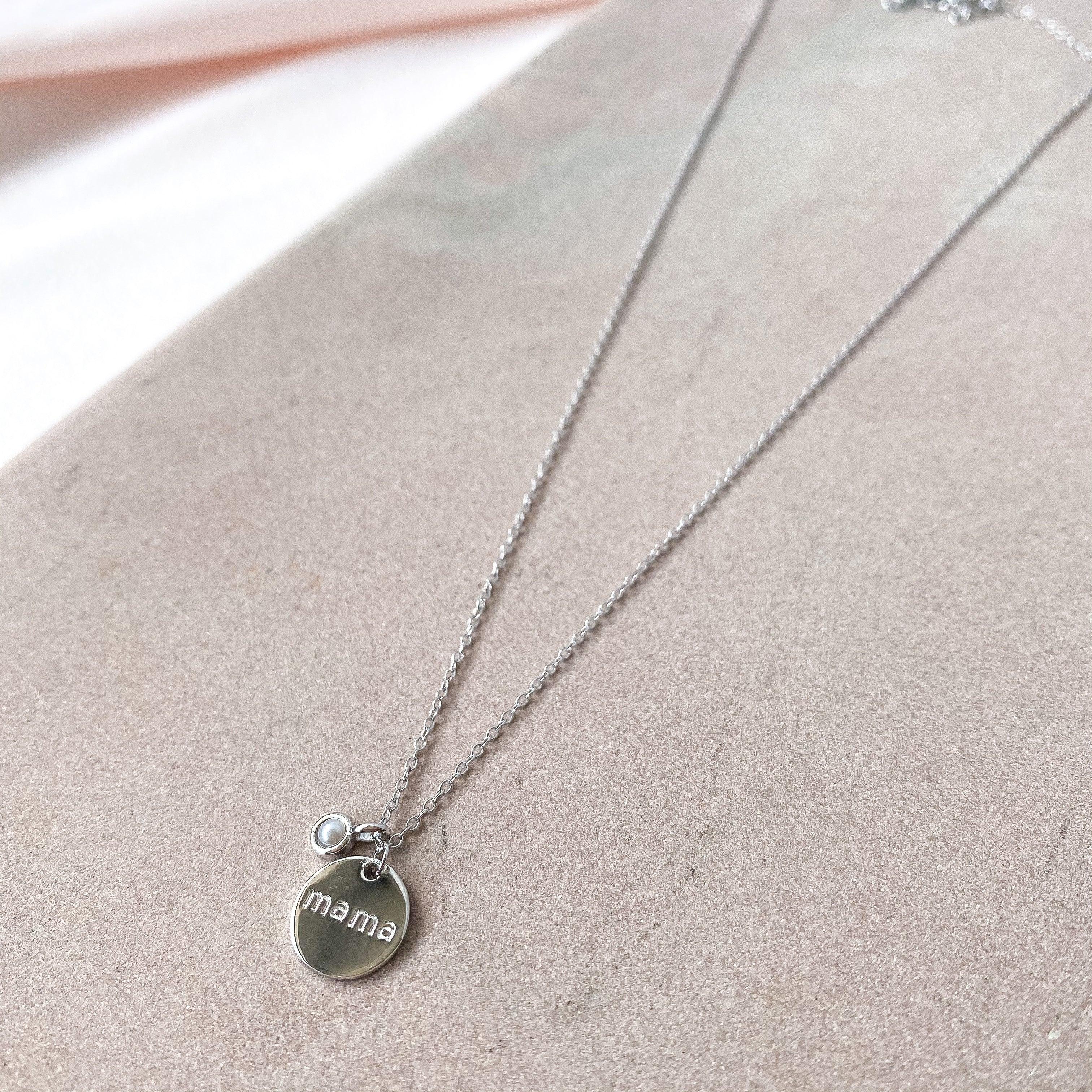 Collier MAMA - Argent - HoraceJewelry