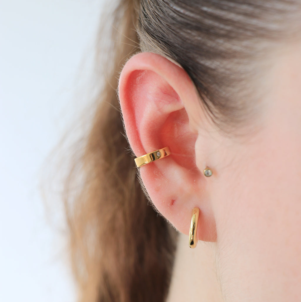 Ear cuff Incrusté - Or