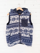 Veste sans manches paisley à capuchon ASOS – seconde main