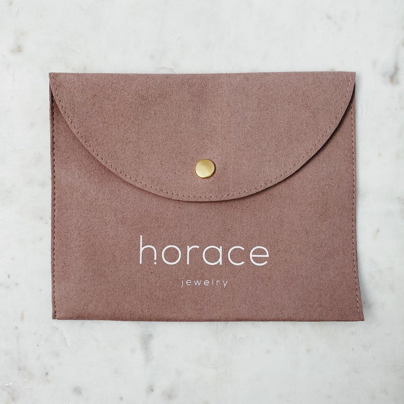 Pochette cadeau grande 15,5 cm x 12,5 cm (idéale pour bracelets et colliers) - HoraceJewelry